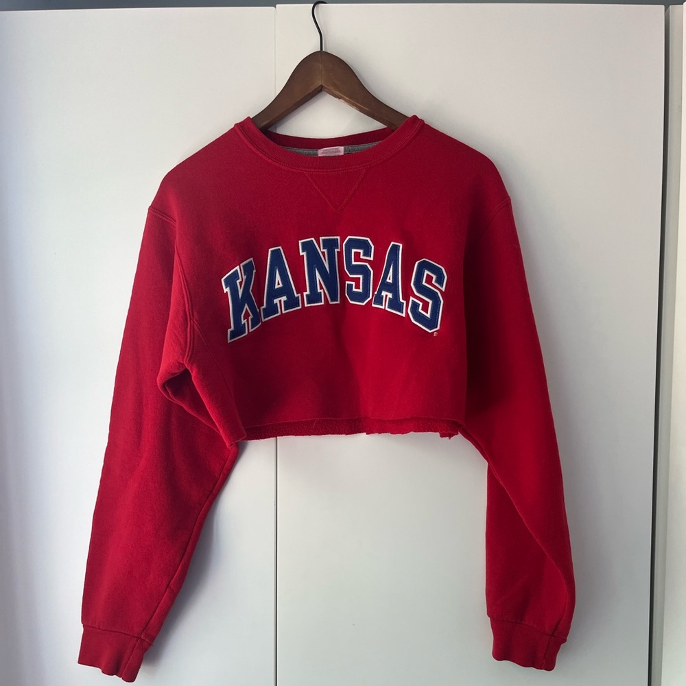 Kansas cropped crew neck